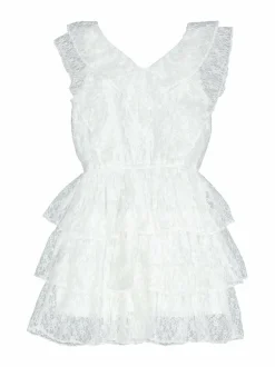 Mekot & Hameet<Lindex Lace Flounces -pitsimekko 300 OFF WHITE