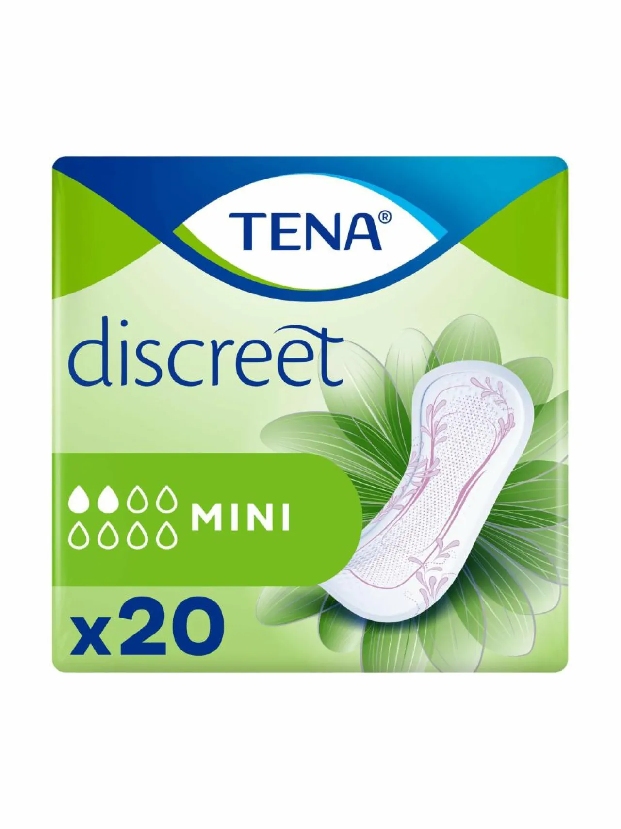 TENA Lady Discreet Mini -inkontinenssisuoja 20 kpl^ Intiimituotteet