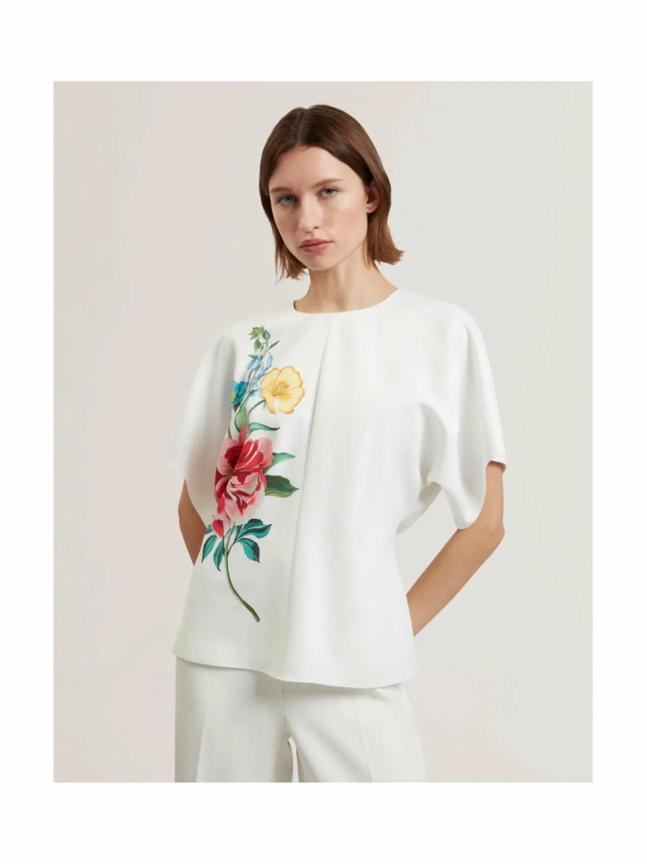 Paidat & Puserot<Ted Baker London Lahnaa-pusero WHITE