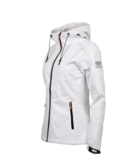 Urheilutakit<Luoto LAINE Naisten softshell takki WHITE