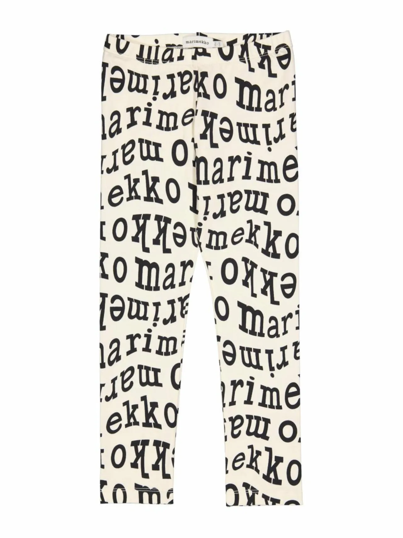 Collegehousut & Leggingsit<Marimekko Lairi Logo Ii -trikoohousut 190 OFF WHITE, BLACK