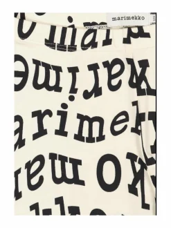 Collegehousut & Leggingsit<Marimekko Lairi Logo Ii -trikoohousut 190 OFF WHITE, BLACK