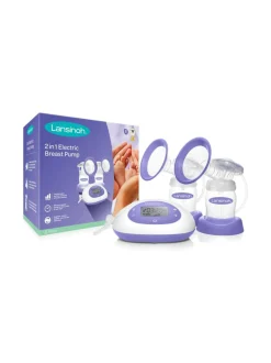 Lansinoh rintapumppu 2 in 1^ Äidille