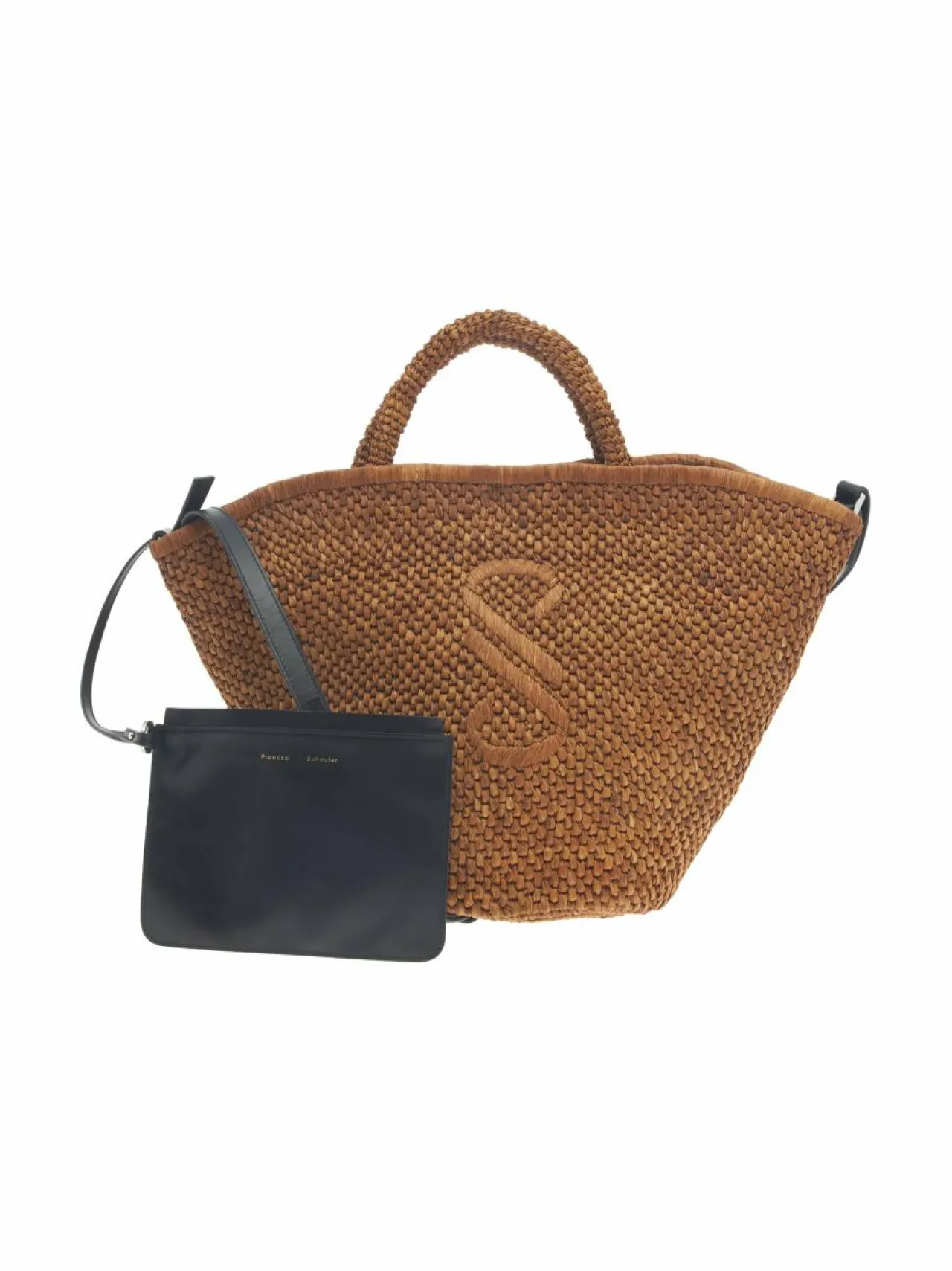 Proenza Schouler Large Chelsea Tote in Natural Raffia -laukku^ Shopperit
