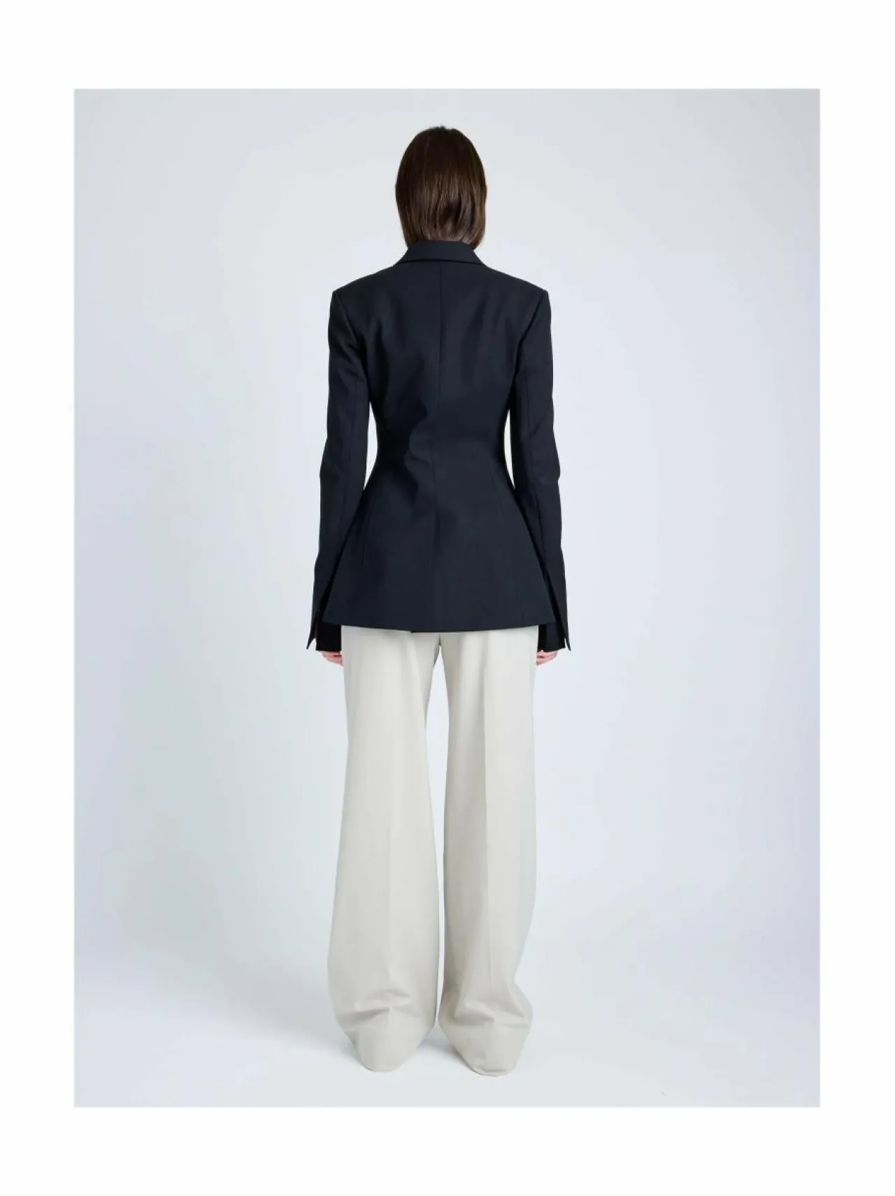 Bleiserit & Jakut<Proenza Schouler Lark-villasekoitebleiseri 001 BLACK