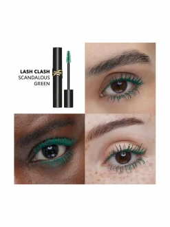 Yves Saint Laurent Lash Clash Extreme Volume Mascara Scandalous Green -ripsiväri^ Silmät