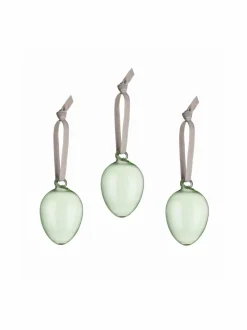 Koriste-Esineet<Iittala Lasimunat 60 mm, 3 kpl GREEN