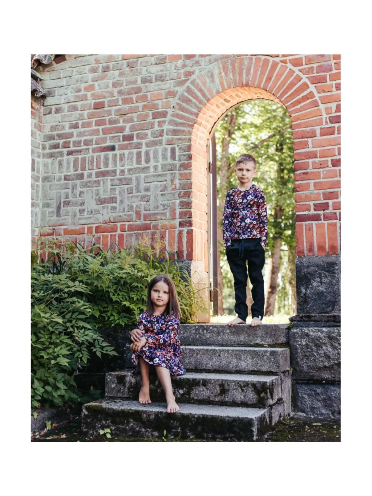 Nakoa Lasten Print Kerrosmekko,^ Mekot & Hameet