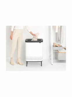 Brabantia Laundry Bin -pyykkikori, 2x45L^ Pyykkihuolto