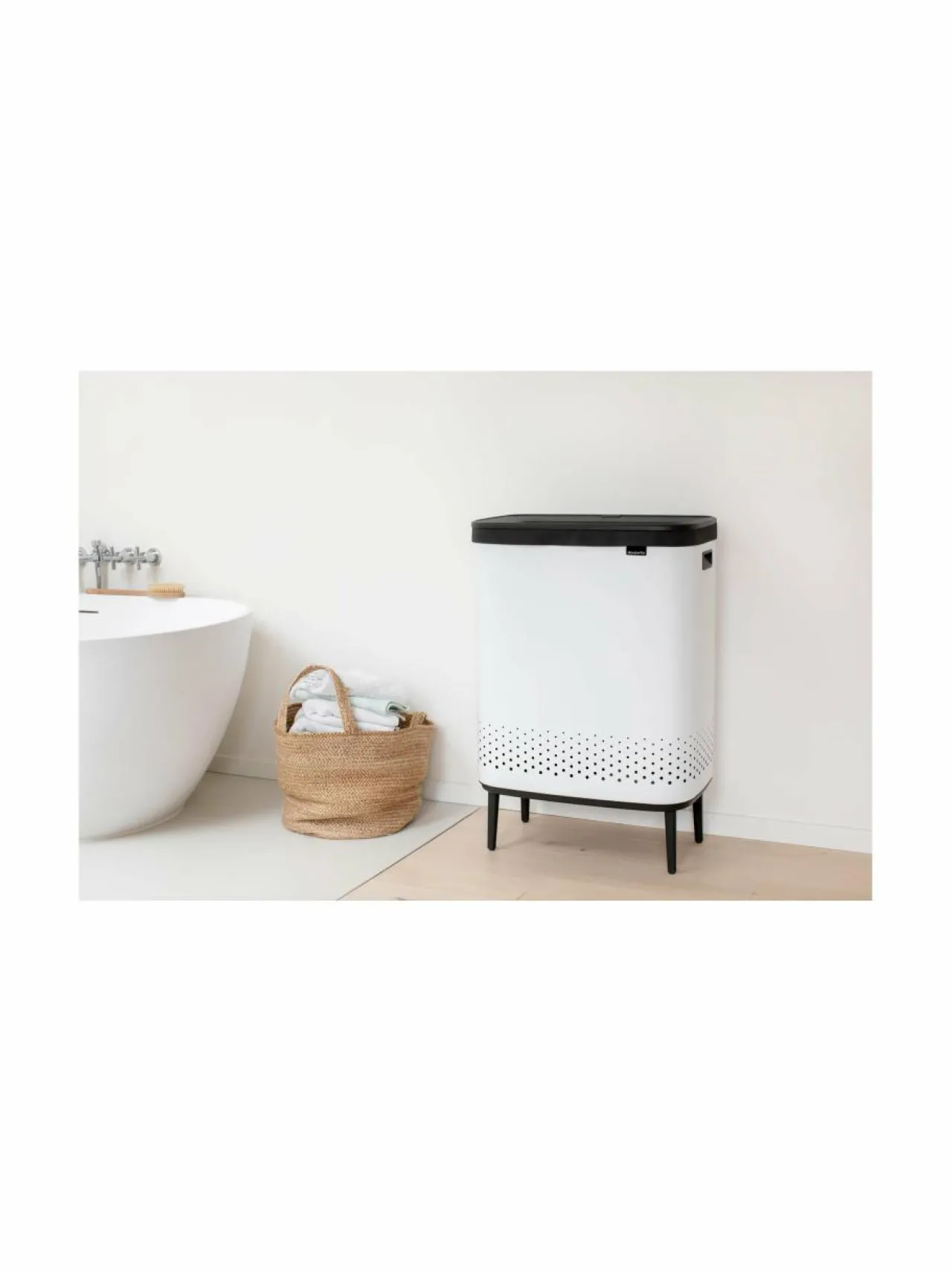 Brabantia Laundry Bin -pyykkikori, 2x45L^ Pyykkihuolto