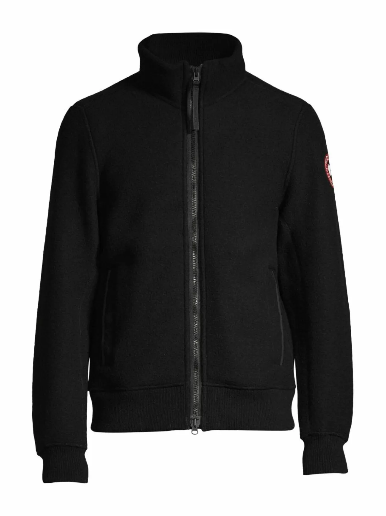 Paidat, Hupparit & Colleget<Canada Goose Lawson- fleecetakki kierrätysvillasta 61 BLACK NOIR