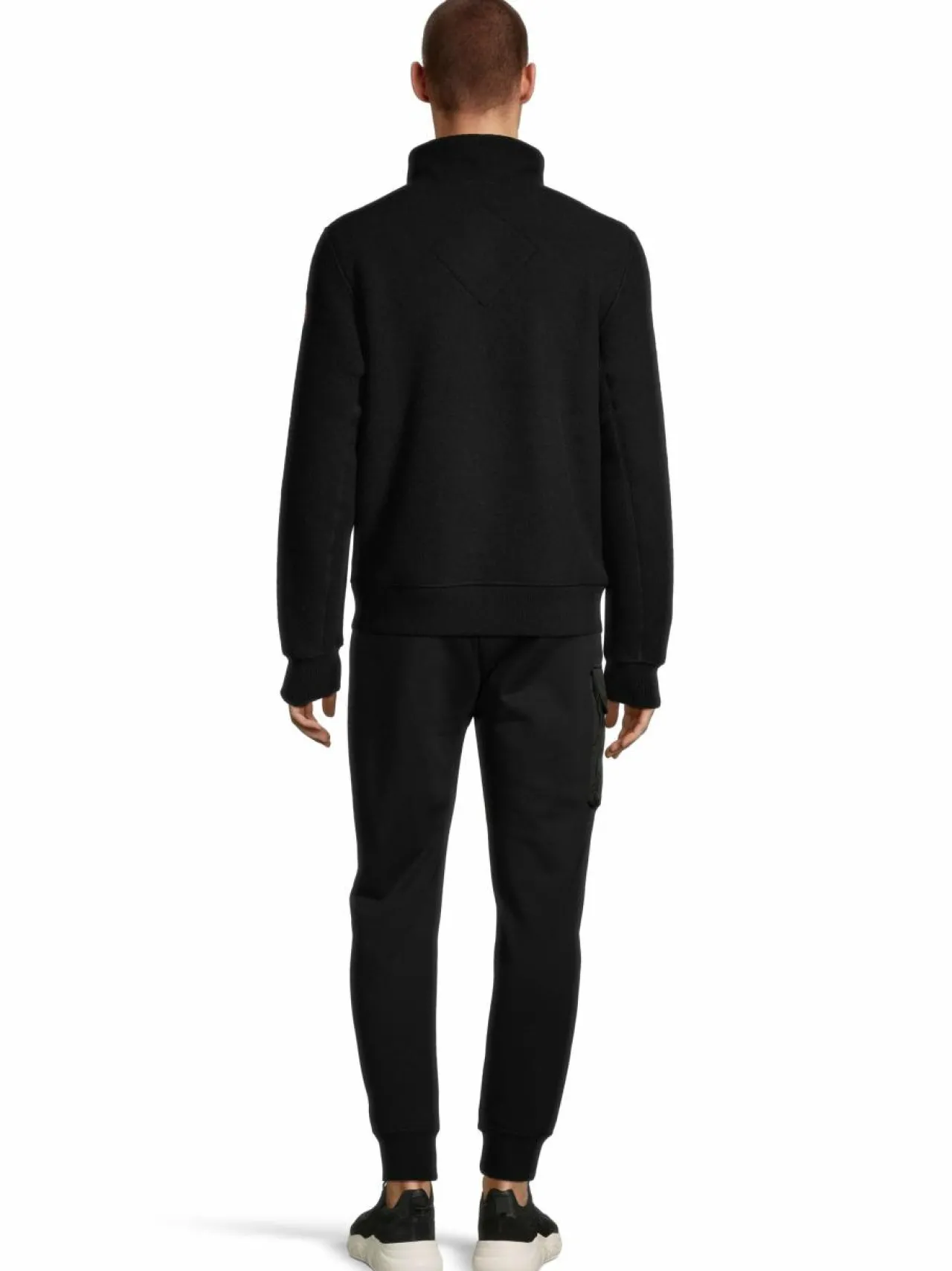 Paidat, Hupparit & Colleget<Canada Goose Lawson- fleecetakki kierrätysvillasta 61 BLACK NOIR
