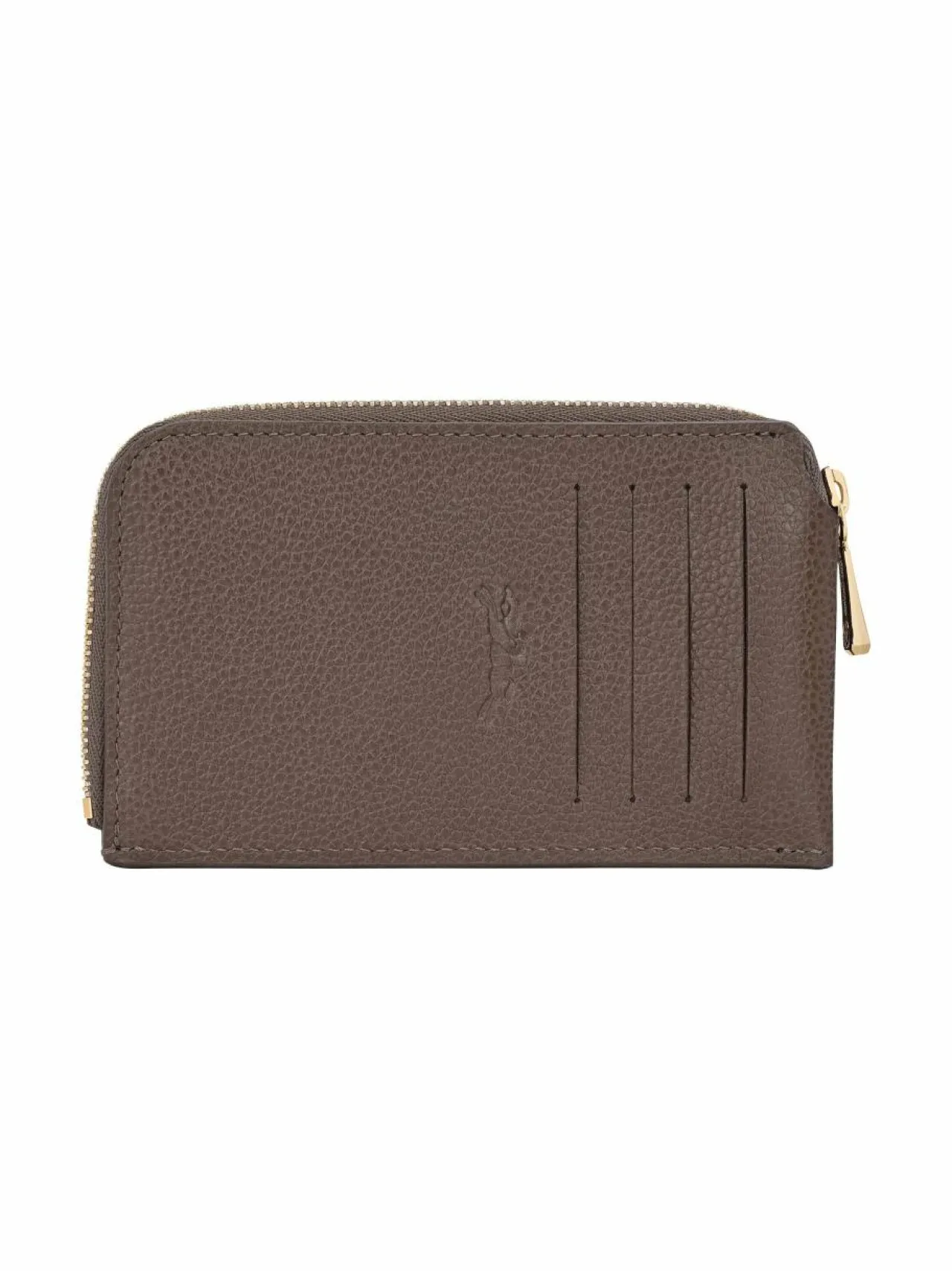 Lompakot & Kotelot<Longchamp Le Foulonné -korttikotelo 215 TAUPE