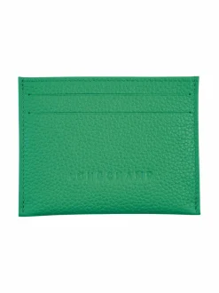 Lompakot & Kotelot<Longchamp Le Foulonné -nahkakorttikotelo 129 GREEN