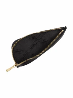 Lompakot & Kotelot<Longchamp Le Foulonné -nahkalompakko 001 BLACK