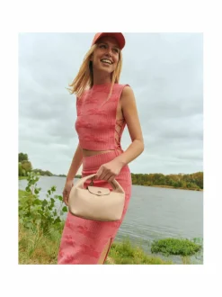 Käsilaukut<Longchamp Le Pliage Xtra Top -nahkalaukku 542 NUDE