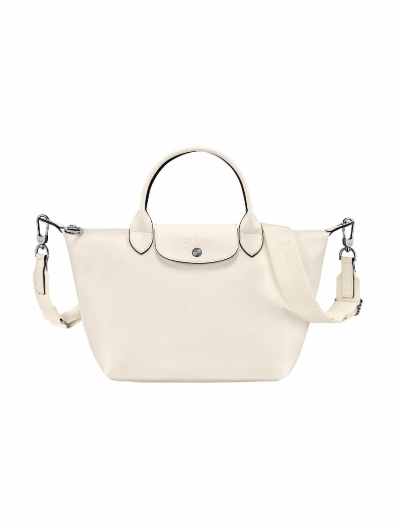 Käsilaukut<Longchamp Le Pliage Xtra Top S -nahkalaukku 037 ECRU