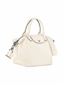 Käsilaukut<Longchamp Le Pliage Xtra Top S -nahkalaukku 037 ECRU