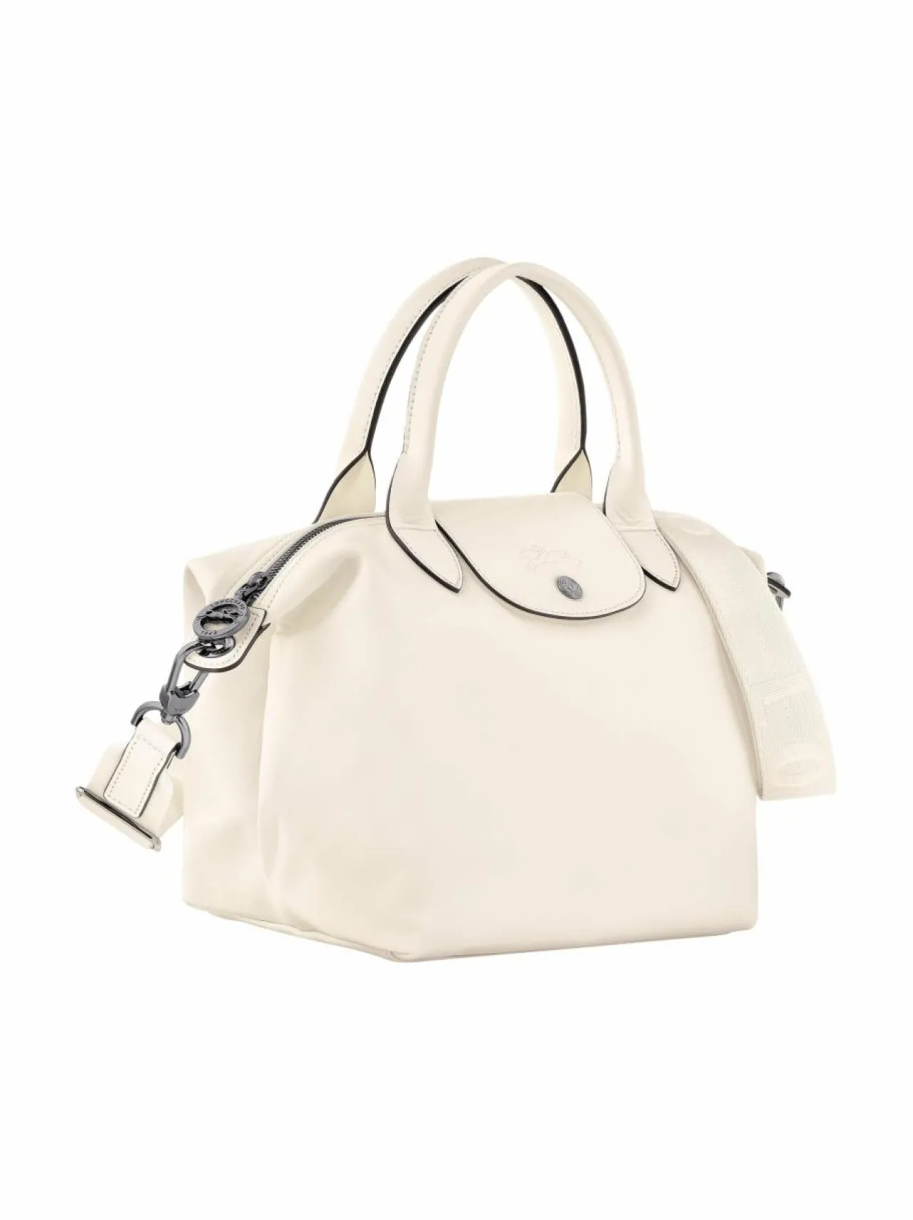 Käsilaukut<Longchamp Le Pliage Xtra Top S -nahkalaukku 037 ECRU