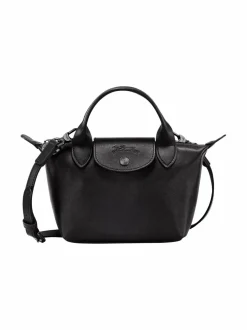 Käsilaukut<Longchamp Le Pliage Xtra Top XS-nahkalaukku 001 BLACK