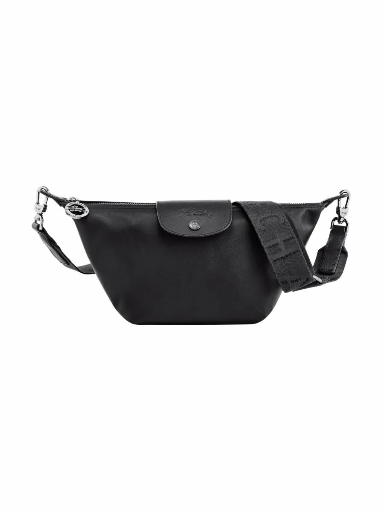 Olkalaukut<Longchamp Le Pliage Xtra XS -nahkaolkalaukku 001 BLACK
