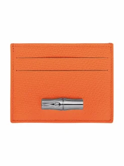 Lompakot & Kotelot<Longchamp Le Roseau -korttikotelo 017 ORANGE