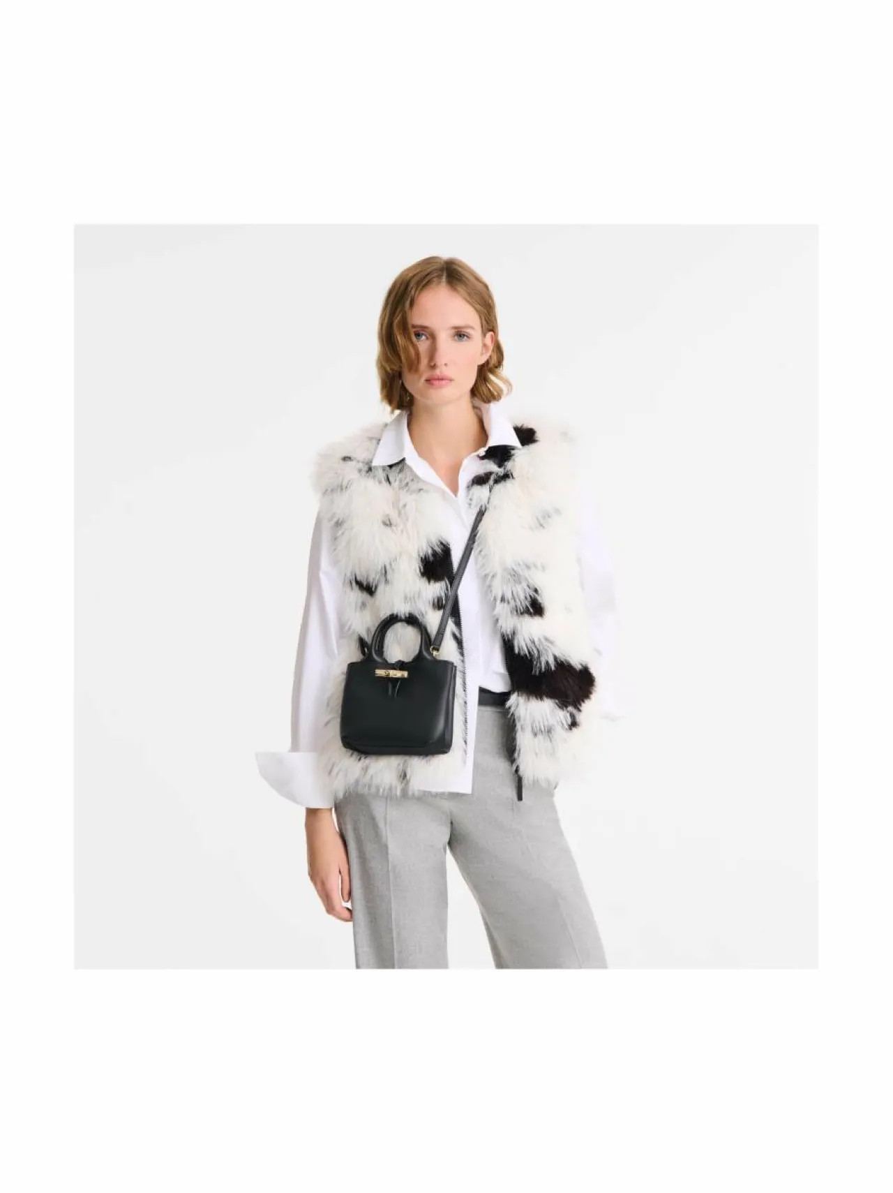 Käsilaukut<Longchamp Le Roseau Sleek Top Handle -käsilaukku 001 BLACK