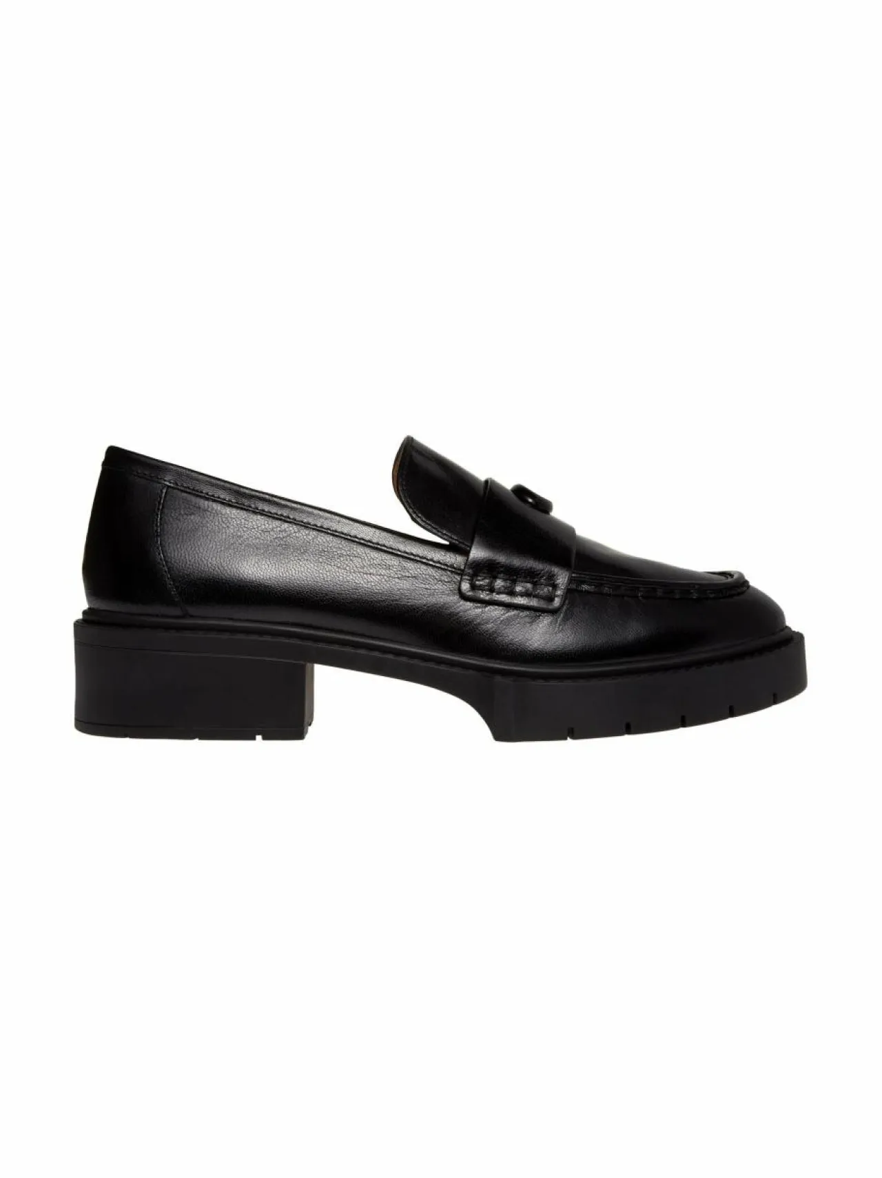 Kävelykengät & Loaferit<Coach Leah-nahkaloaferit BLK BLACK
