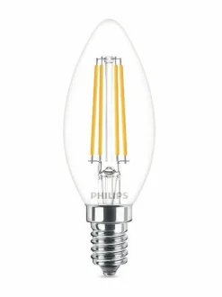 Lamput<Philips LED Candle 60W E14 Warm -kynttilälamppu WHITE