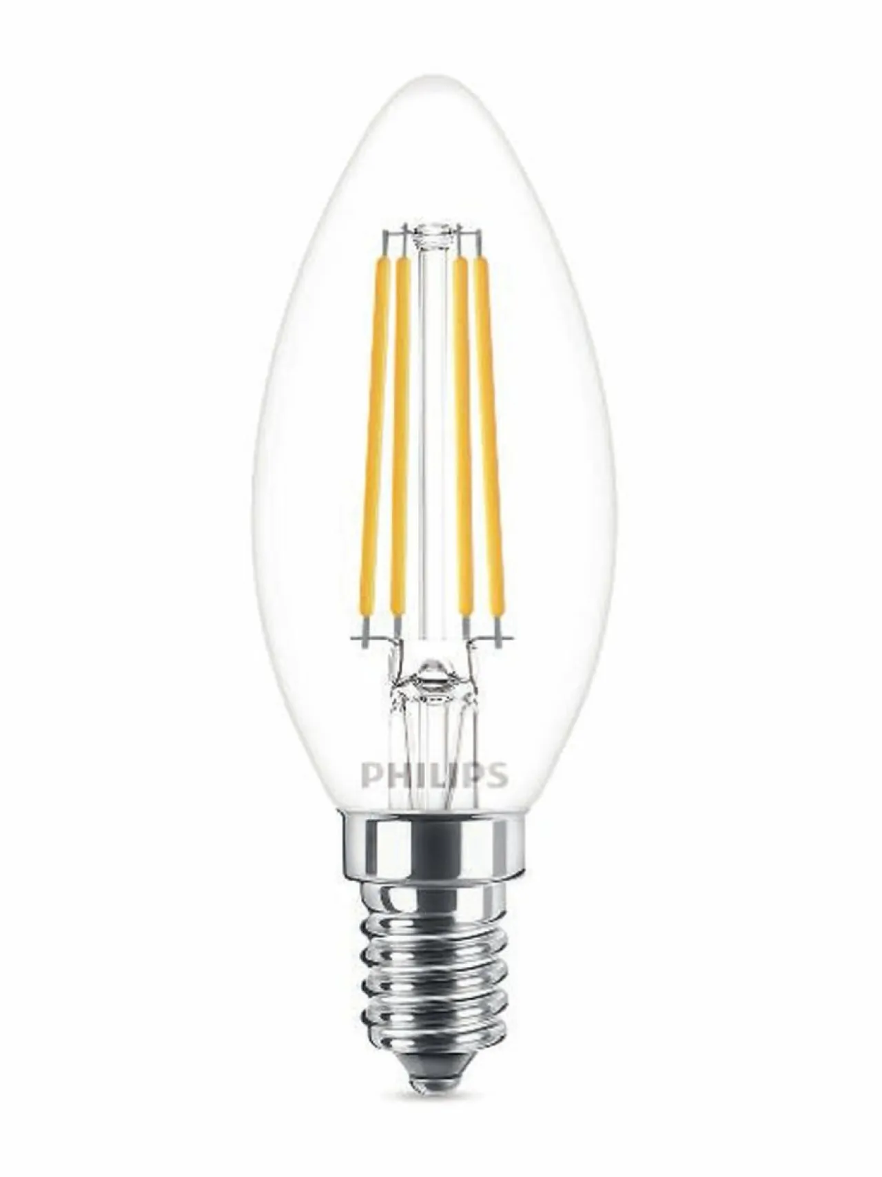 Lamput<Philips LED Candle 60W E14 Warm -kynttilälamppu WHITE