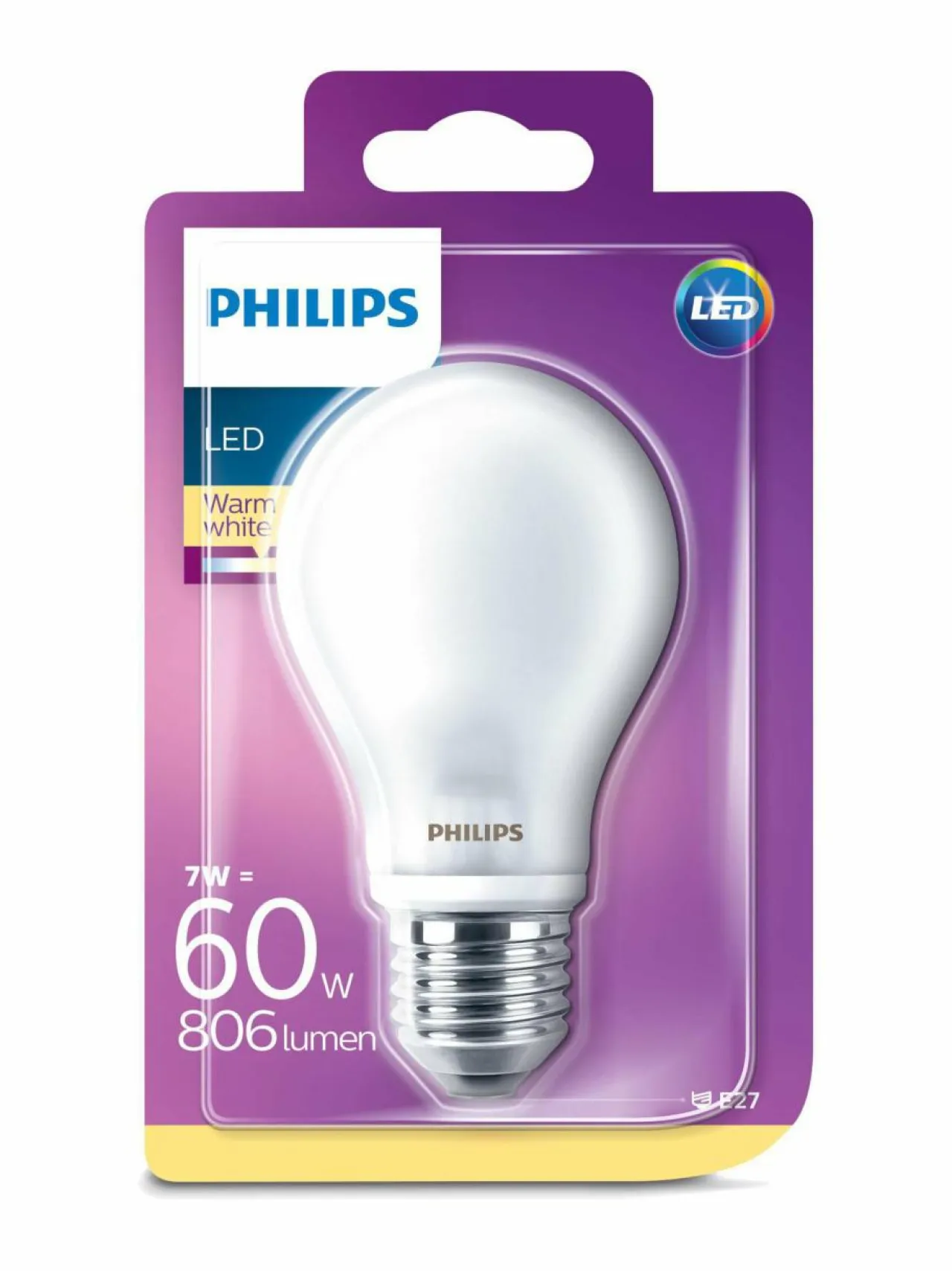 Lamput<Philips LED Classic 6,7W A60 E27 -lamppu WHITE