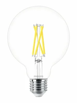 Lamput<Philips LED Classic 60W G93 E27 CL WGD90 1PF/4 -lamppu CLEAR
