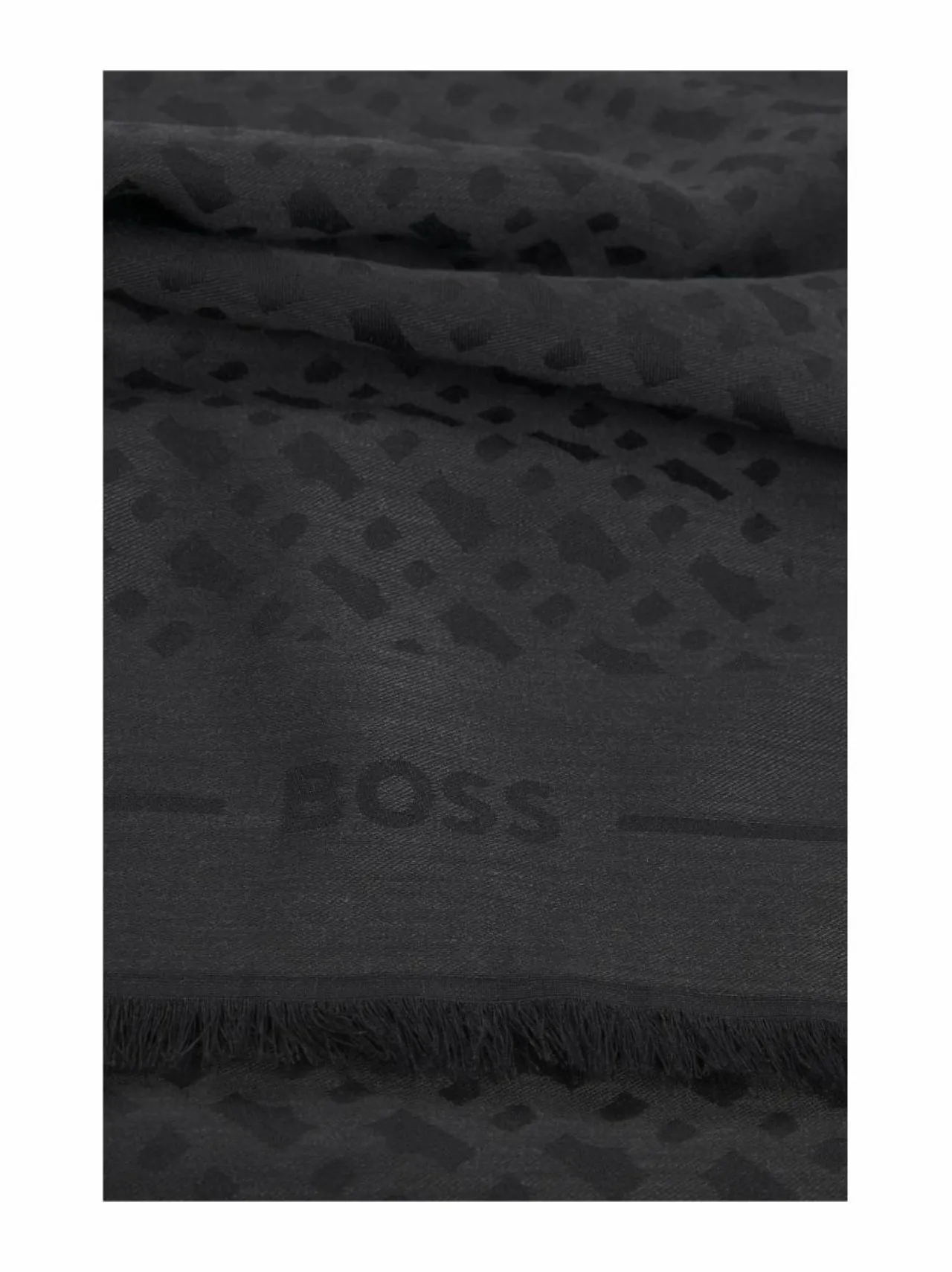 Huivit & Kaulaliinat<BOSS Ledonia-huivi 120 x 120 cm 001 BLACK