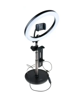 Fixed LED-rengasvalo, tabletin-/puhelinteline valolla^ Puhelintarvikkeet