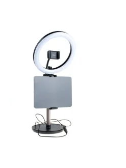 Fixed LED-rengasvalo, tabletin-/puhelinteline valolla^ Puhelintarvikkeet