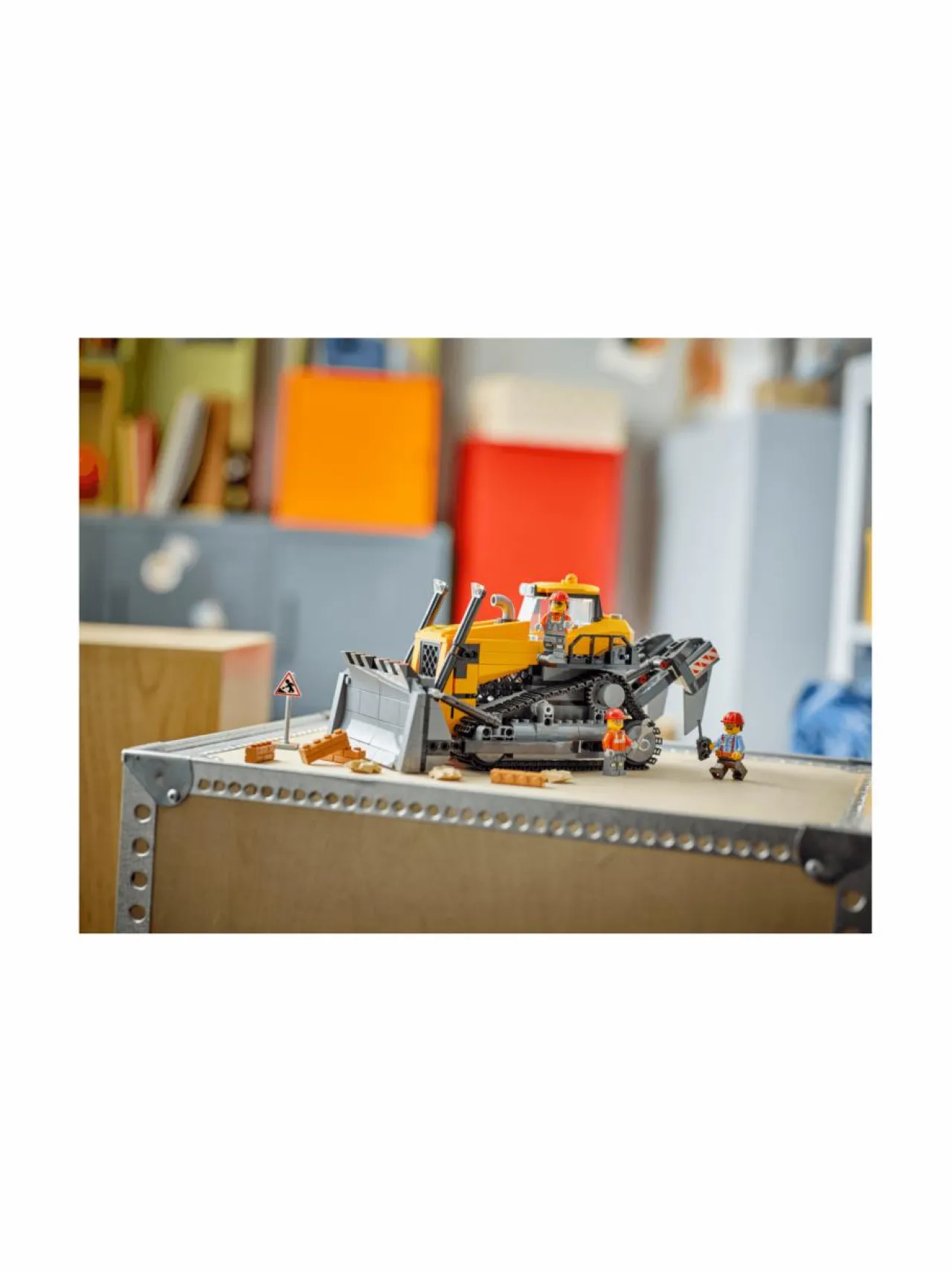 LEGO CITY Keltainen puskutraktori 60466^ Rakennussarjat