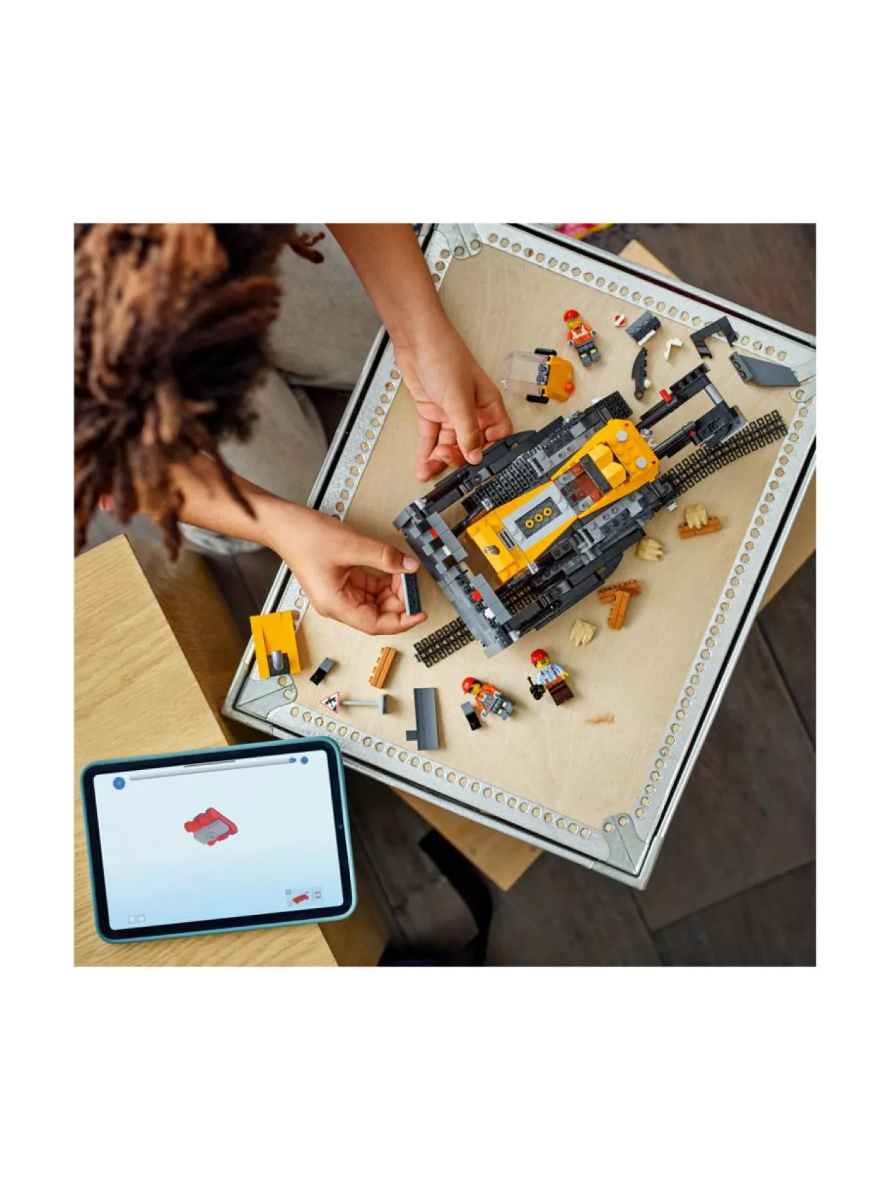 LEGO CITY Keltainen puskutraktori 60466^ Rakennussarjat