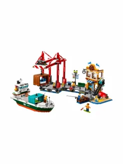 Rakennussarjat<LEGO CITY Merisatama ja rahtilaiva 60422
