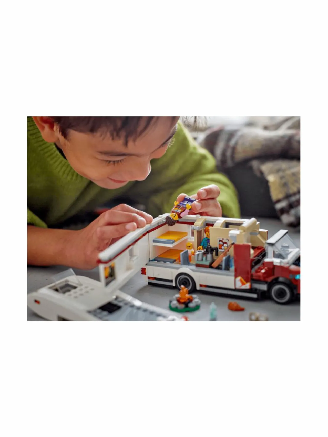 LEGO CITY Seikkailulomalaisten matkailuauto 60454^ Rakennussarjat