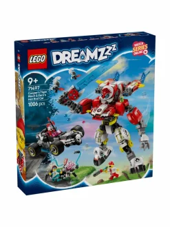 Rakennussarjat<LEGO DREAMZZZ Cooperin tiikerirobotti ja Zeron hot rod ‑auto 71497