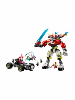Rakennussarjat<LEGO DREAMZZZ Cooperin tiikerirobotti ja Zeron hot rod ‑auto 71497