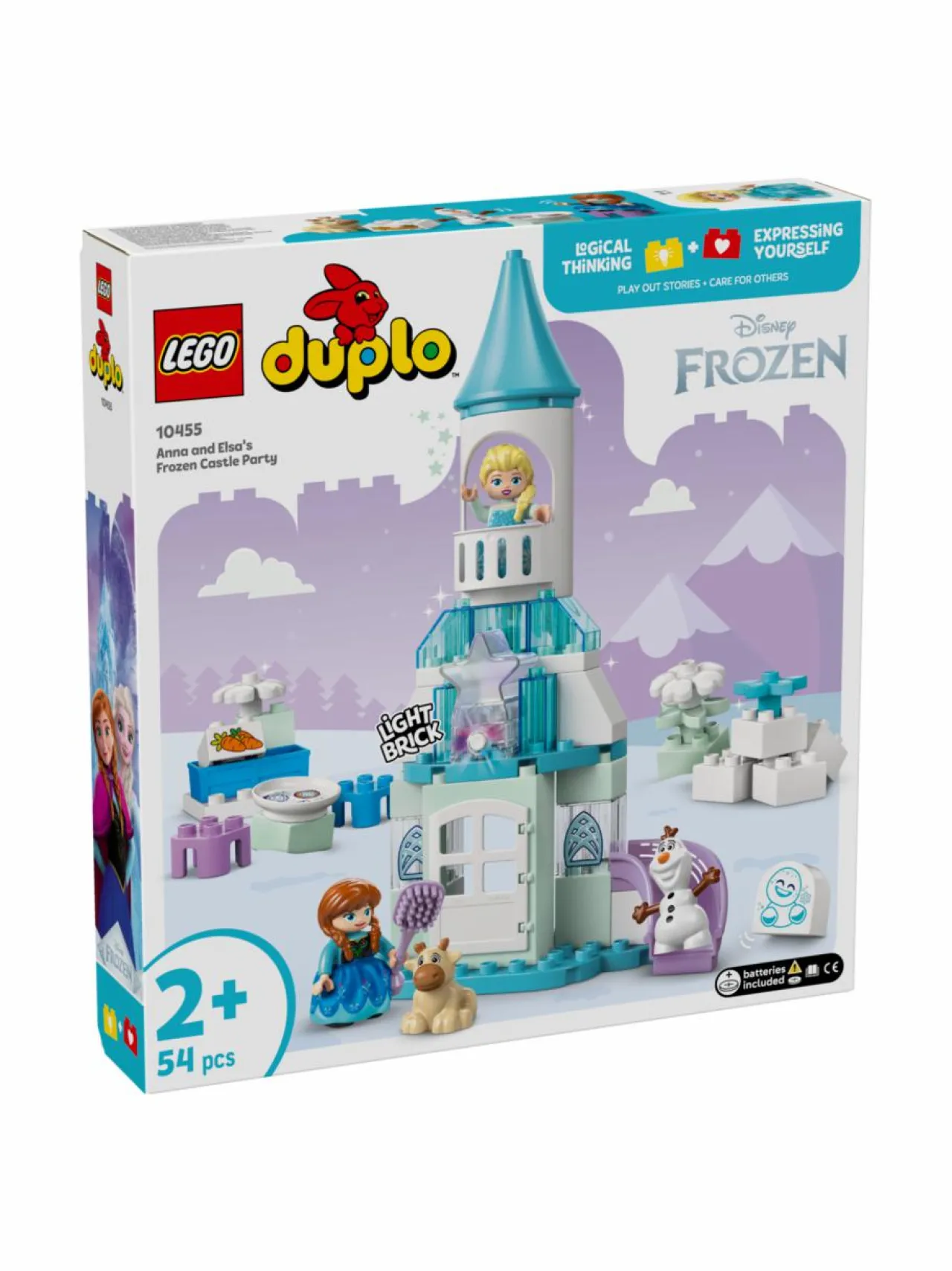 Rakennussarjat<LEGO DUPLO Disney TM Annan ja Elsan juhlat jäälinnassa 10455