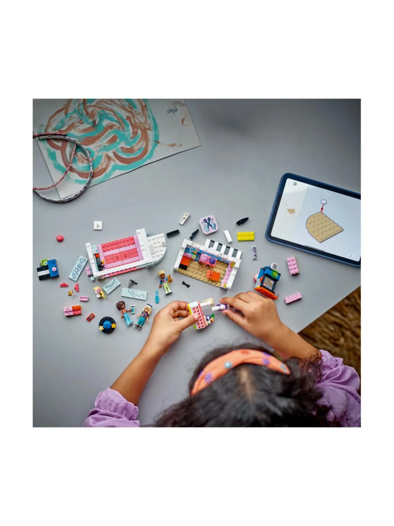 LEGO FRIENDS Kampaamo ja asusteliike 42662^ Rakennussarjat