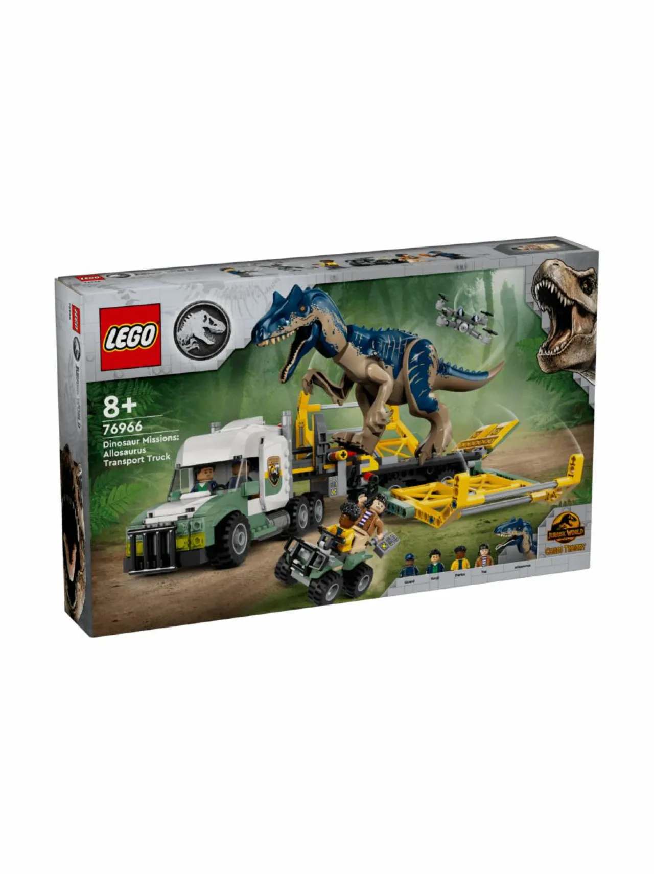 Rakennussarjat<LEGO JURASSIC WORLD Dinosaurus-operaatiot: Allosaurus-rekka 76966