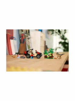 LEGO JURASSIC WORLD Raptor ja pako maastoautolla 76972^ Rakennussarjat