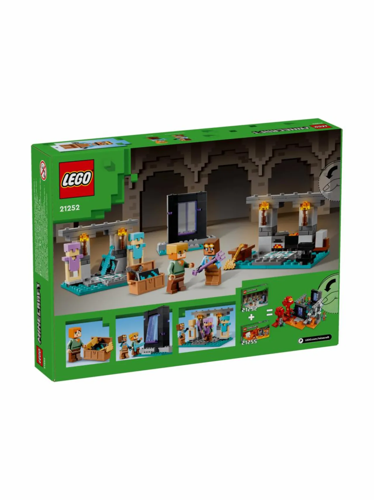 LEGO MINECRAFT Asevarasto 21252^ Rakennussarjat