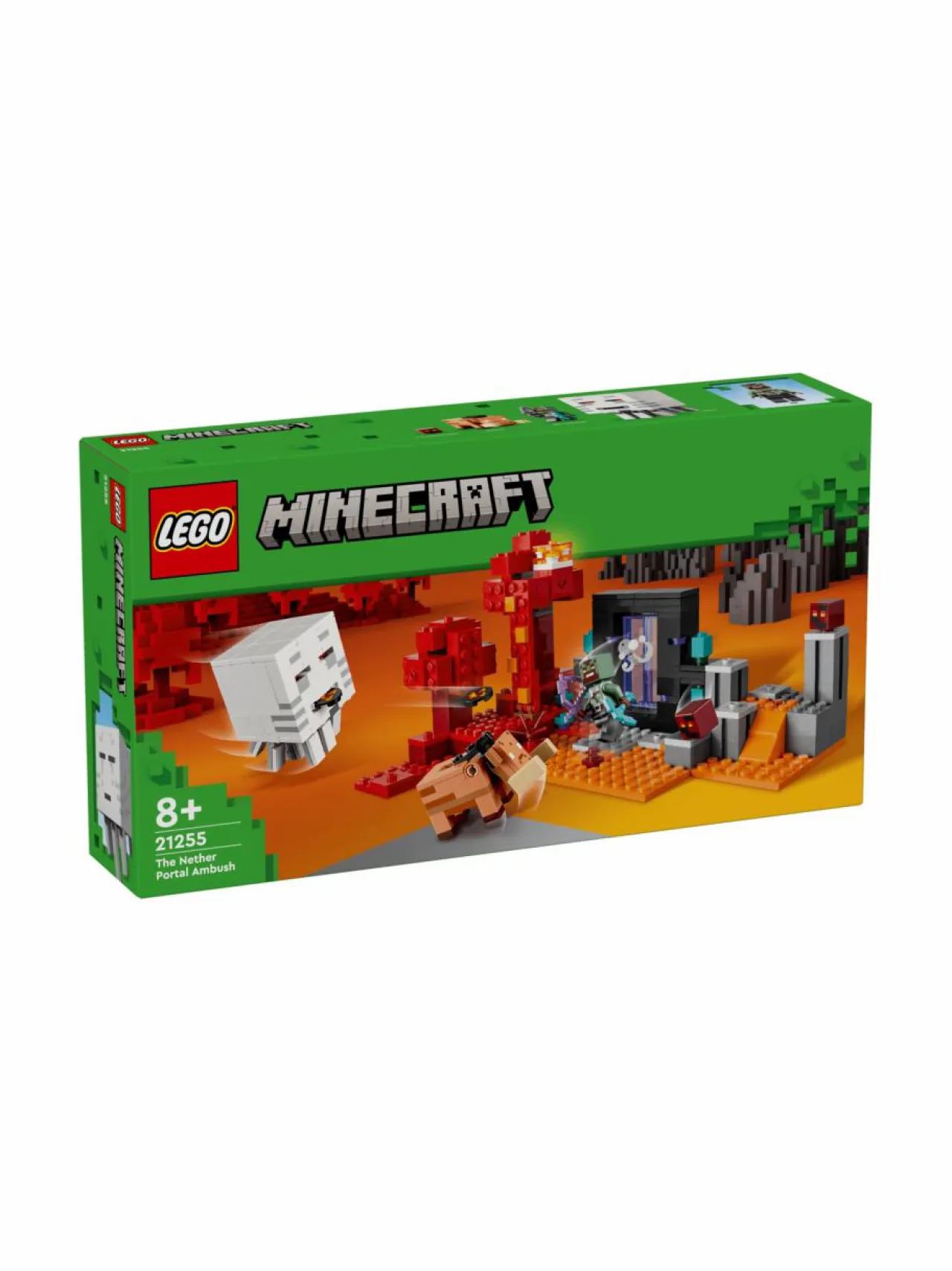 Rakennussarjat<LEGO MINECRAFT Hornaportaalin väijytys 21255