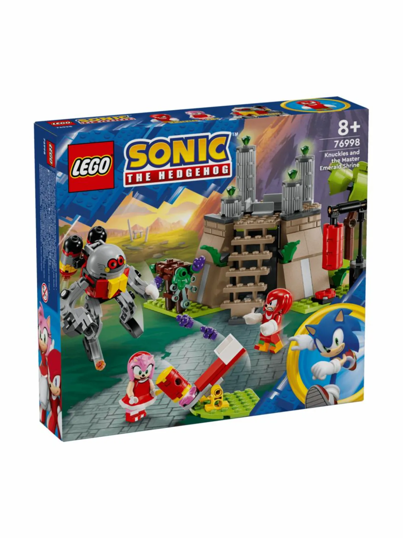 Rakennussarjat<LEGO SONIC THE HEDGEHOG LEGO Sonic Knuckles ja Master Emeraldin alttari 76998