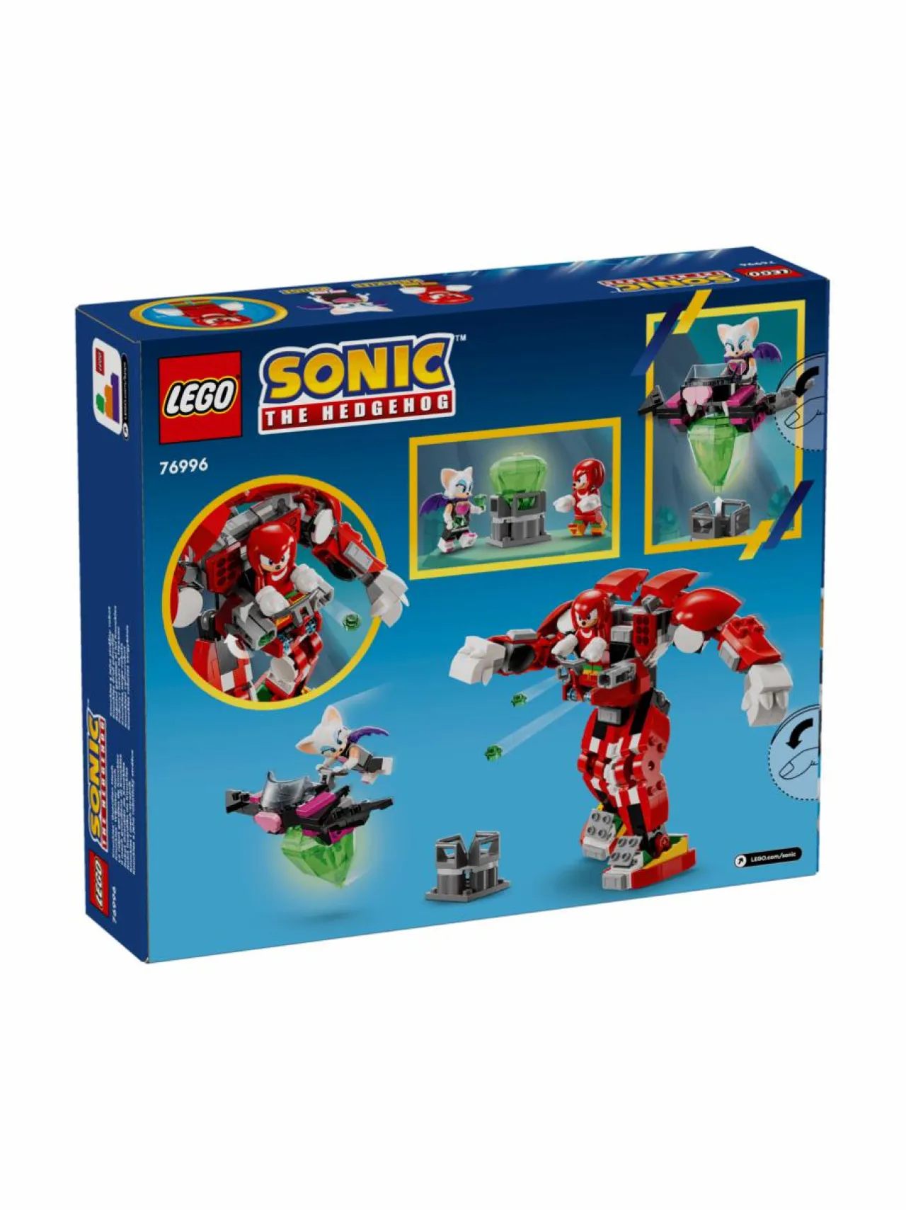 LEGO SONIC THE HEDGEHOG Knucklesin vartijarobotti 76996^ Rakennussarjat