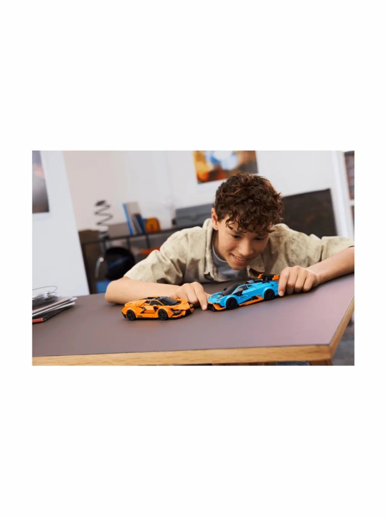 Rakennussarjat<LEGO SPEED CHAMPIONS Lamborghini Revuelto ja Huracán STO 77238